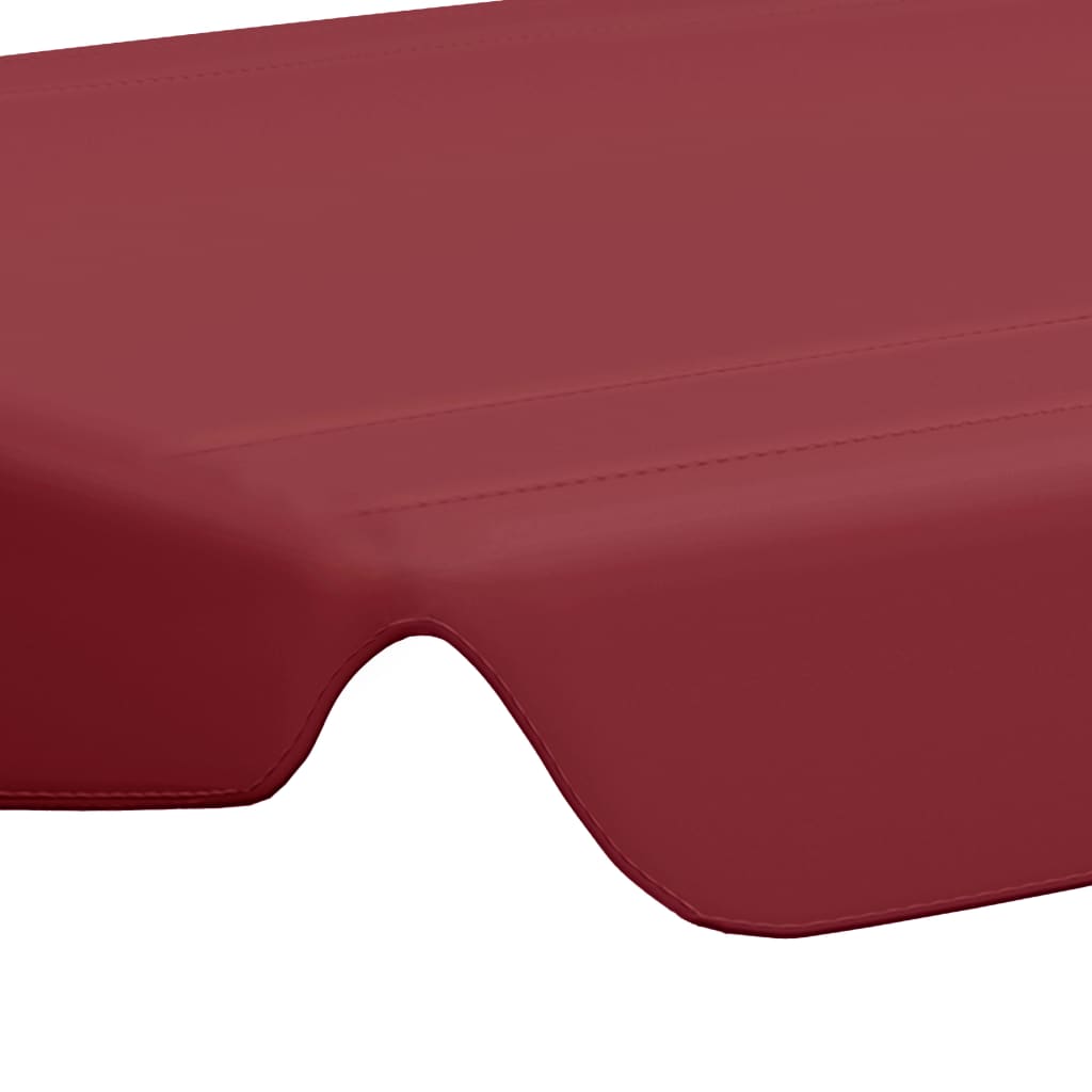 vidaXL Replacement Canopy for Garden Swing Wine Red 150/130x105/70 cm