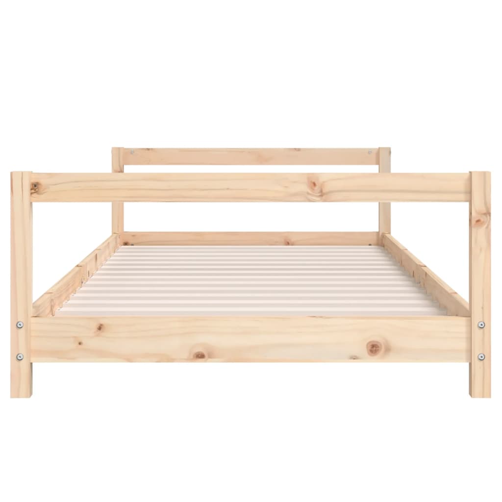 vidaXL Kids Bed Frame 90x200 cm Solid Wood Pine