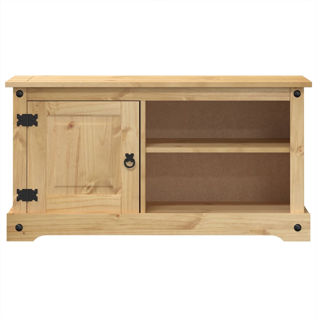 vidaXL TV Cabinet Corona 100x37x52 cm Solid Wood Pine