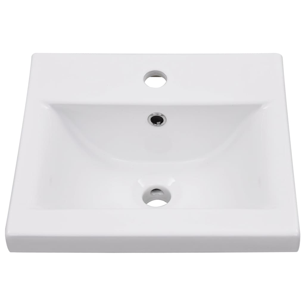 vidaXL Sink Cabinet with Built-in Basin Grey Engineered Wood