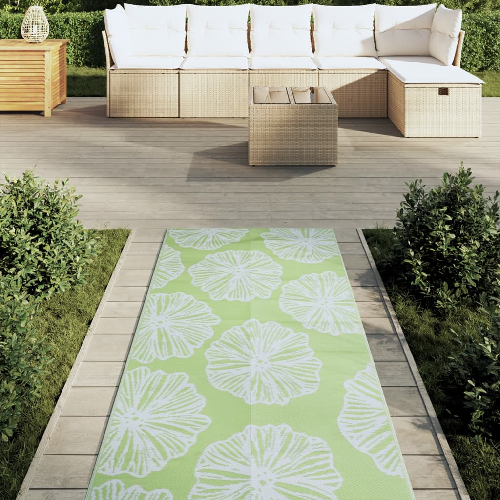 vidaXL Outdoor Carpet Green 80x250 cm PP