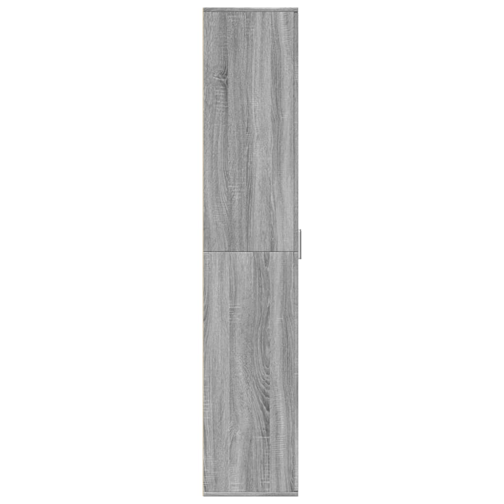 vidaXL Highboard Grey Sonoma 60x35x180 cm Engineered Wood