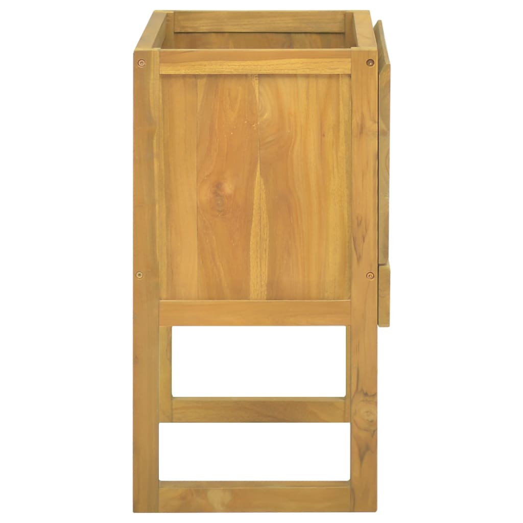 vidaXL Bathroom Cabinet 60x40x75 cm Solid Wood Teak