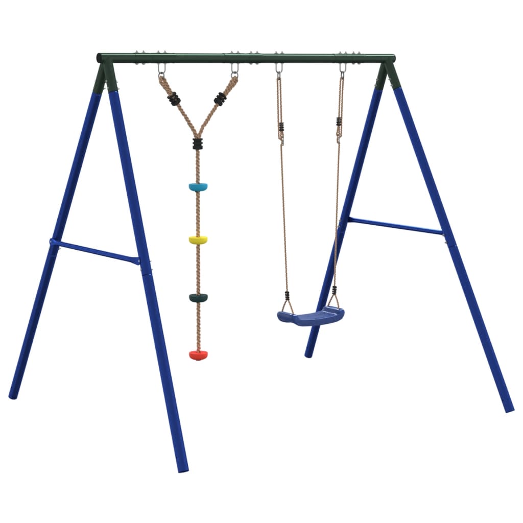 vidaXL Outdoor Swing Set with Swing and Disc Swing