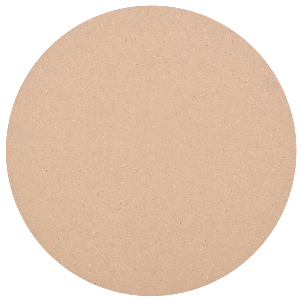 vidaXL Table Top Round MDF 600x18 mm