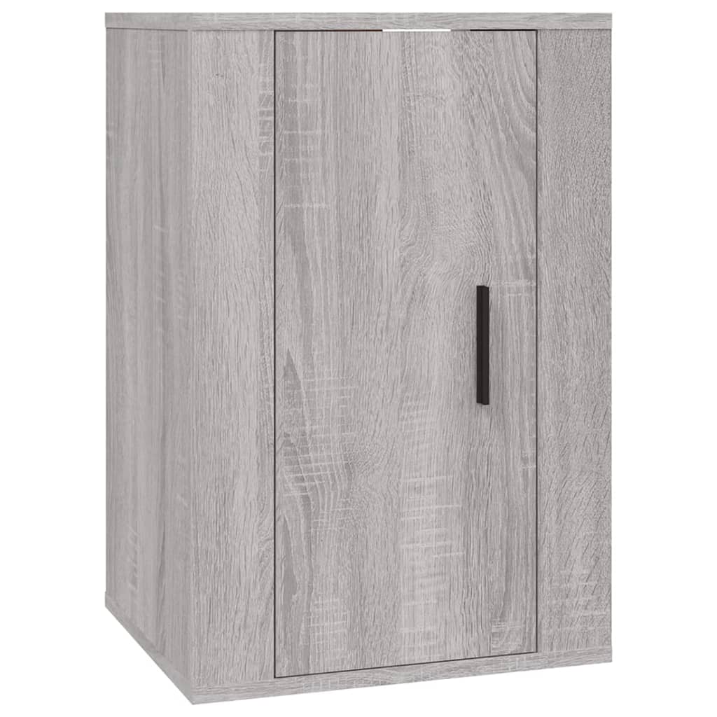 vidaXL 2 Piece TV Cabinet Set Grey Sonoma Engineered Wood