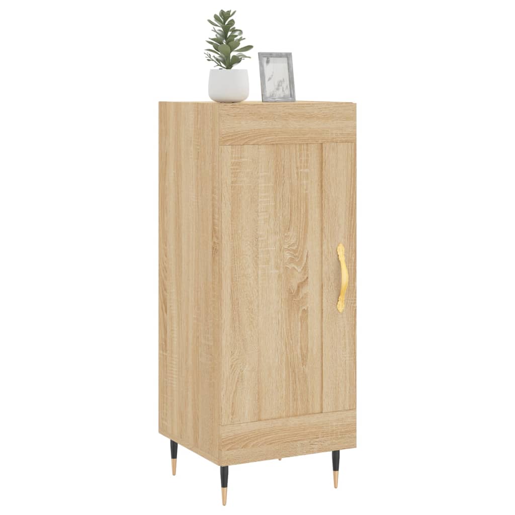 vidaXL Sideboard Sonoma Oak 34.5x34x90 cm Engineered Wood