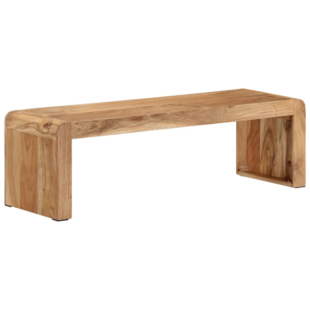 vidaXL TV Stand 110x33x33 cm Solid Wood Acacia