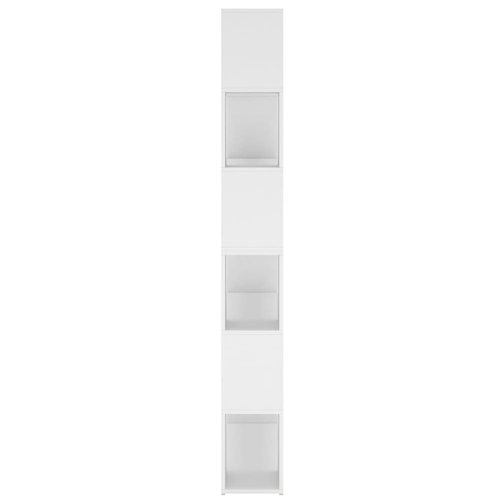 vidaXL Book Cabinet Room Divider White 100x24x188 cm