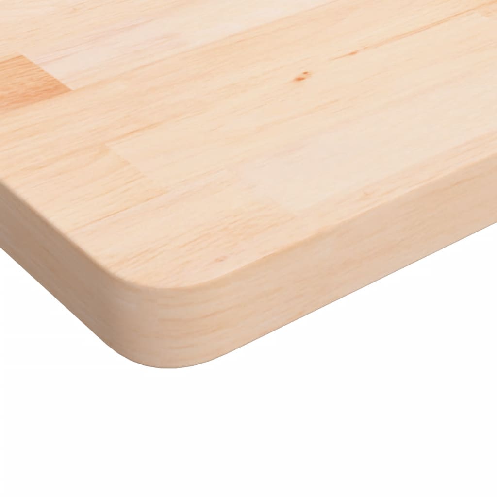 vidaXL Square Table Top 80x80x4 cm Untreated Solid Wood Oak