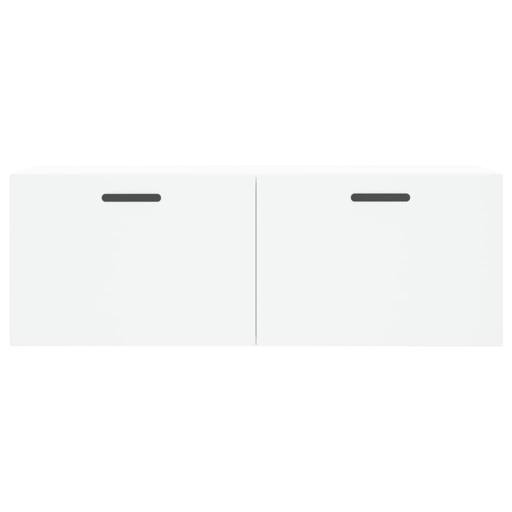 vidaXL Wall Cabinet White 100x36.5x35 cm Engineered Wood