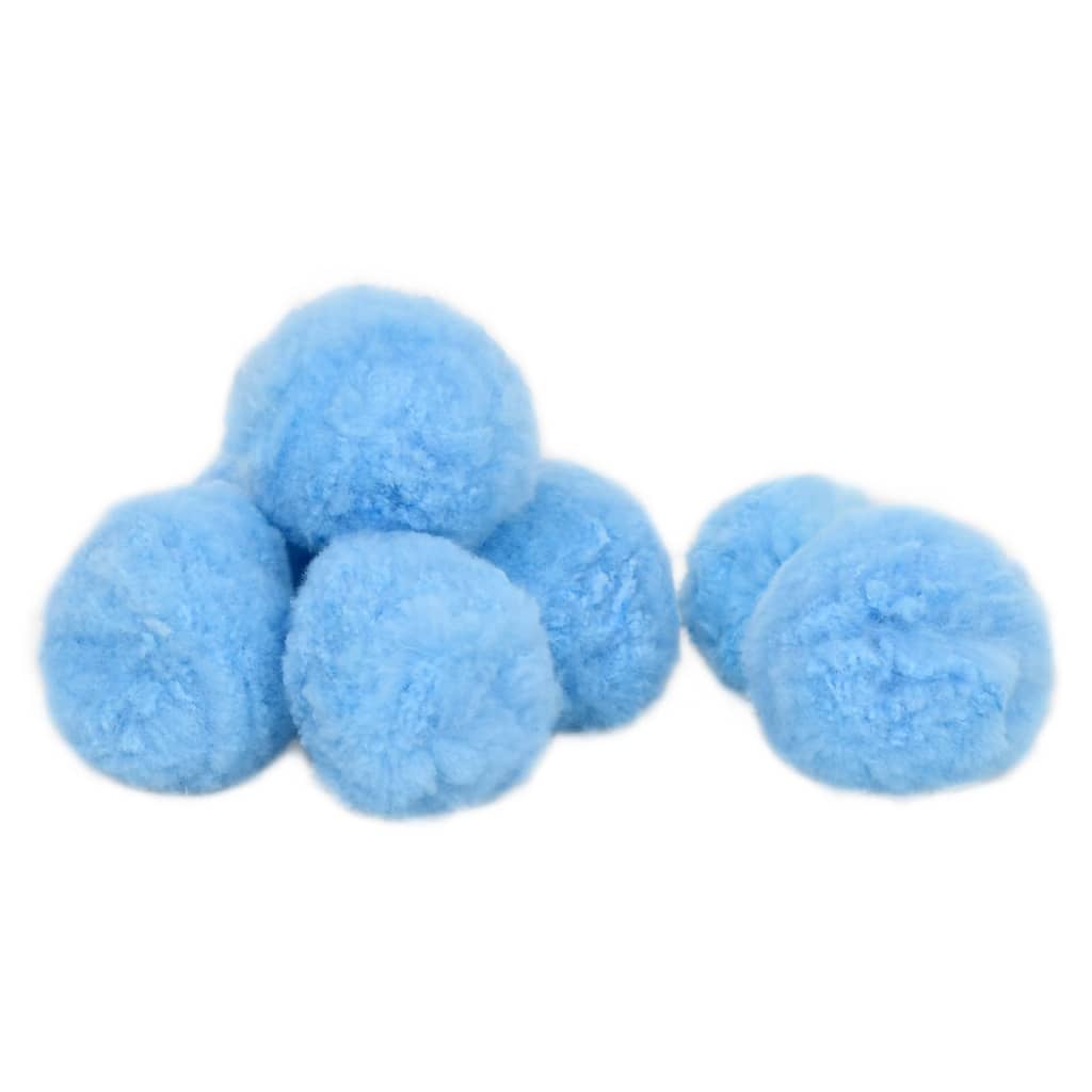 vidaXL Anti Bacteria Pool Filter Balls Blue 1400 g Polyethylene