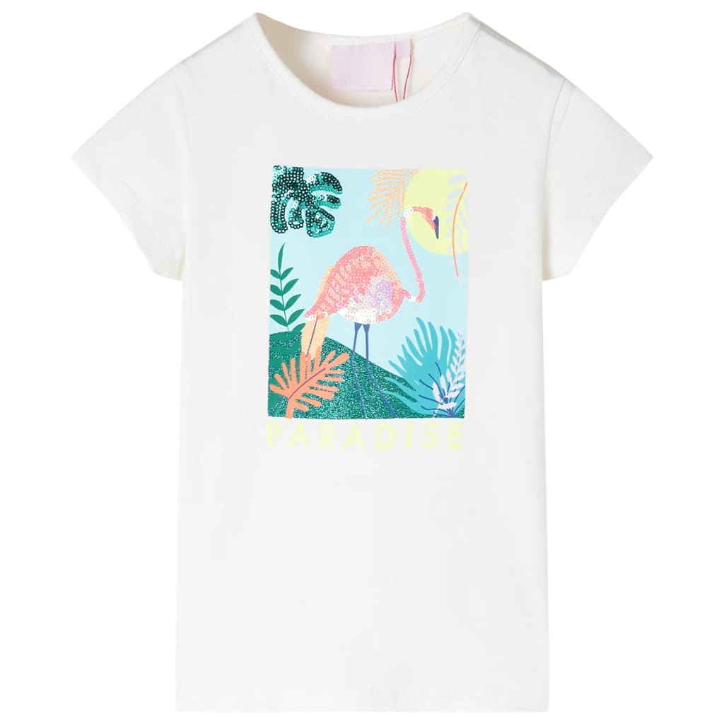 Kids' T-shirt Ecru 128