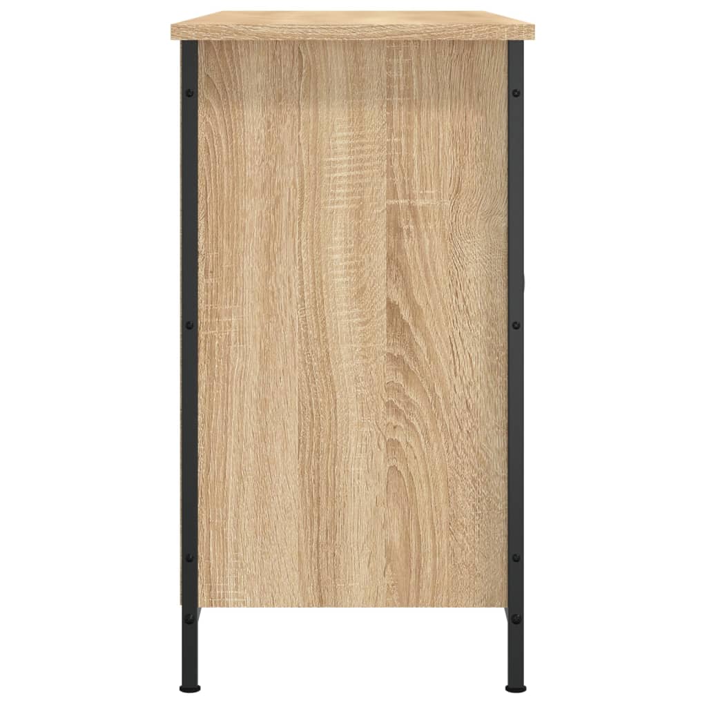 vidaXL TV Cabinet Sonoma Oak 100x35x65 cm Engineered Wood