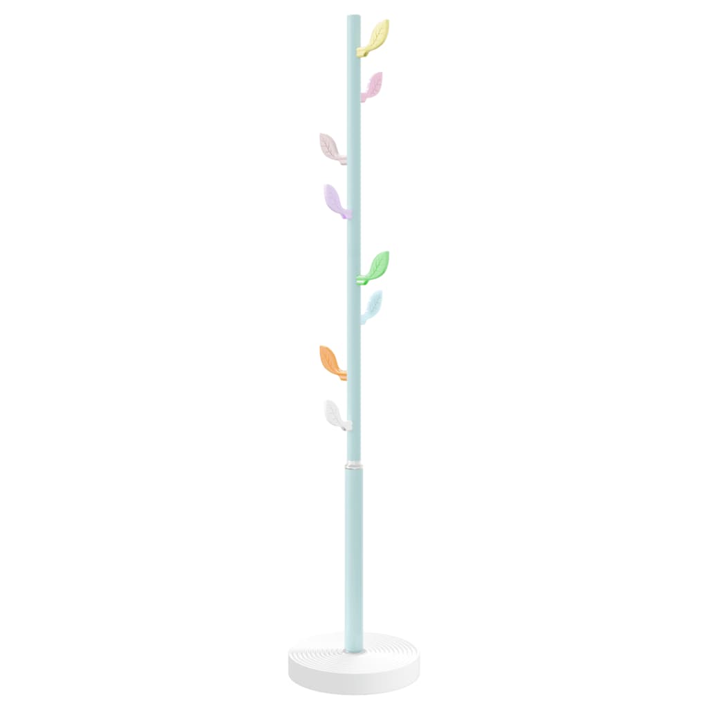 vidaXL Coat Stand Blue 172 cm Powder-coated Iron