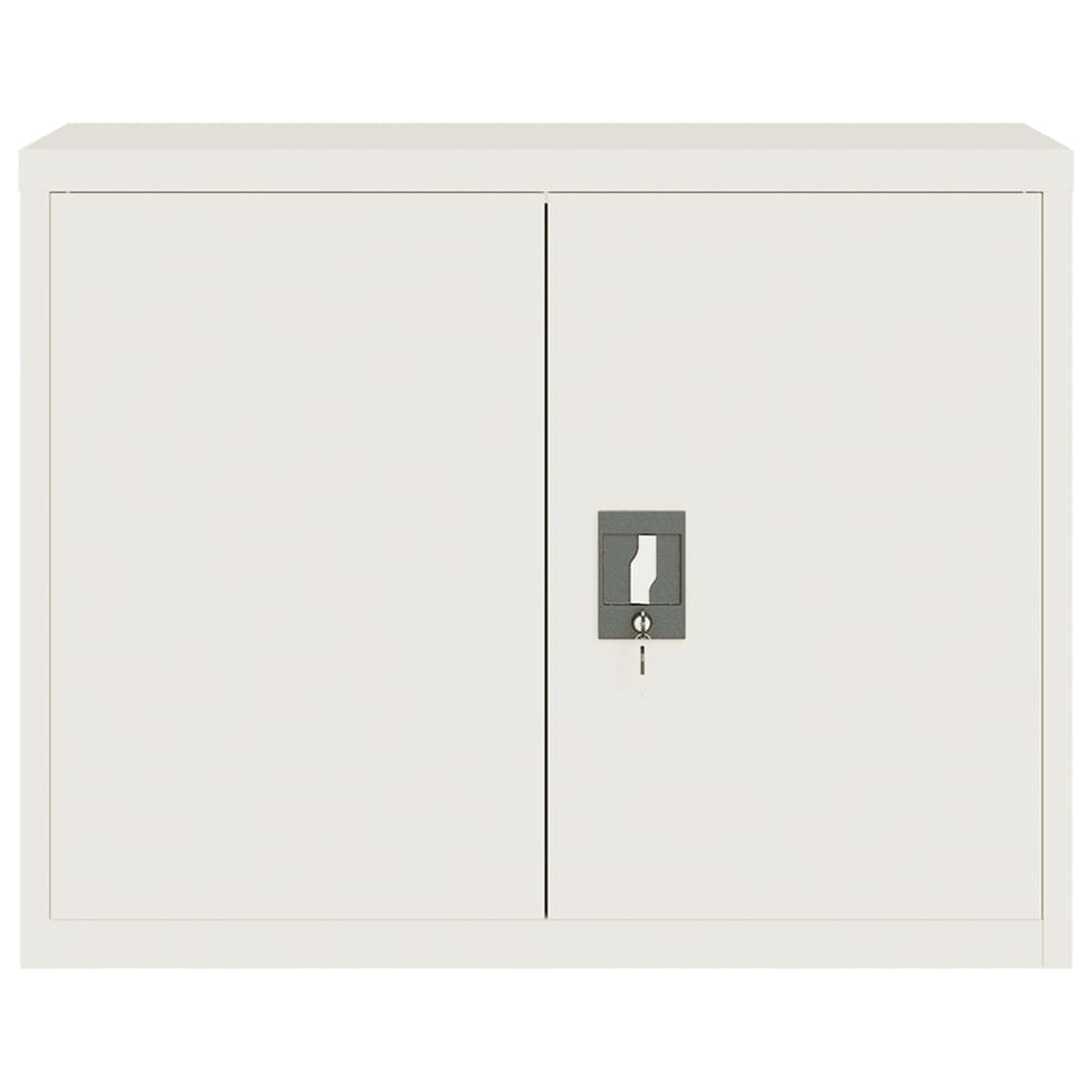 vidaXL File Cabinet White 90x40x70 cm Steel