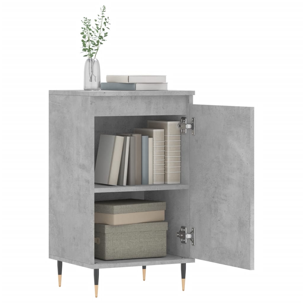 vidaXL Sideboard Concrete Grey 40x35x70 cm Engineered Wood