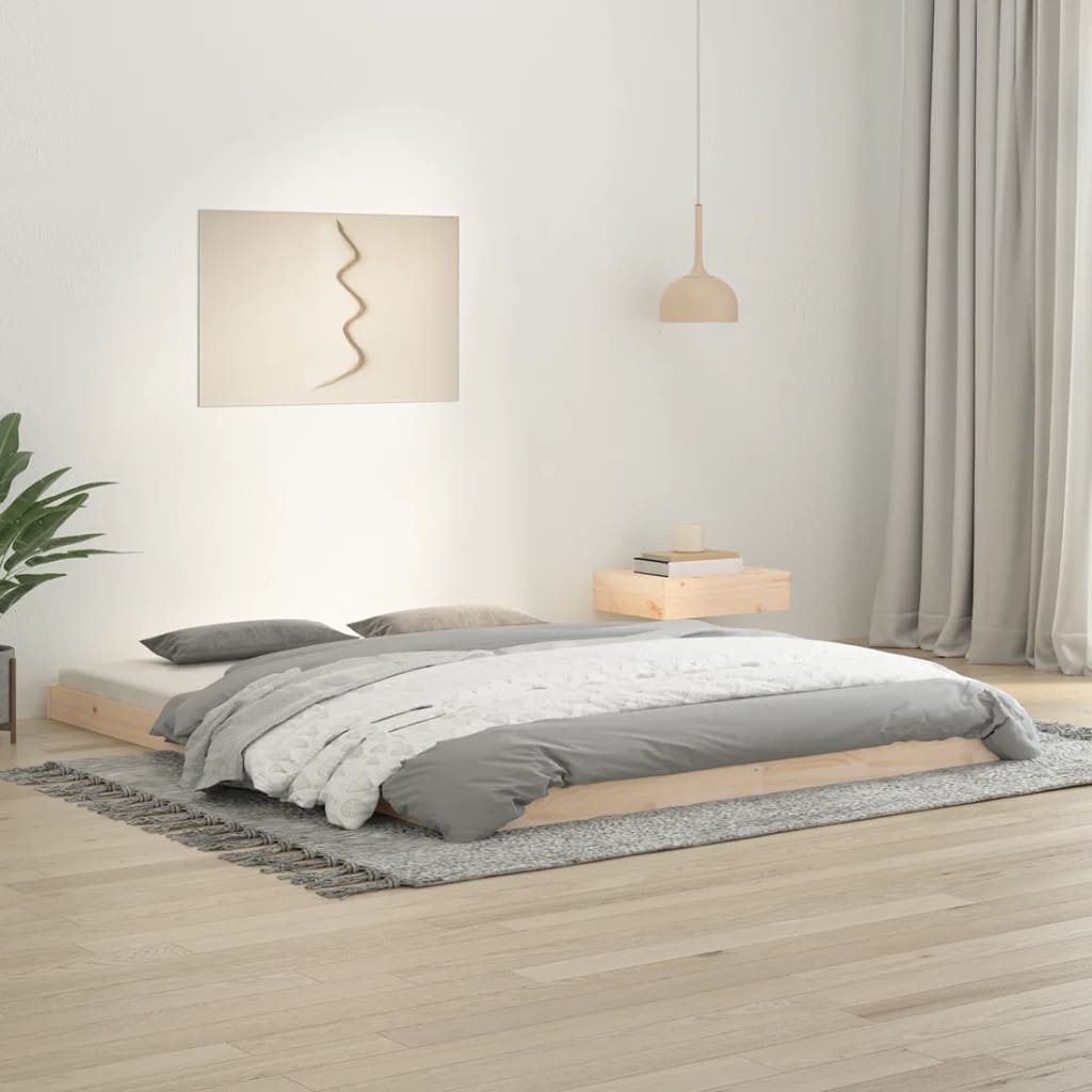 vidaXL Bed Frame without Mattress 160x200 cm Solid Wood Pine