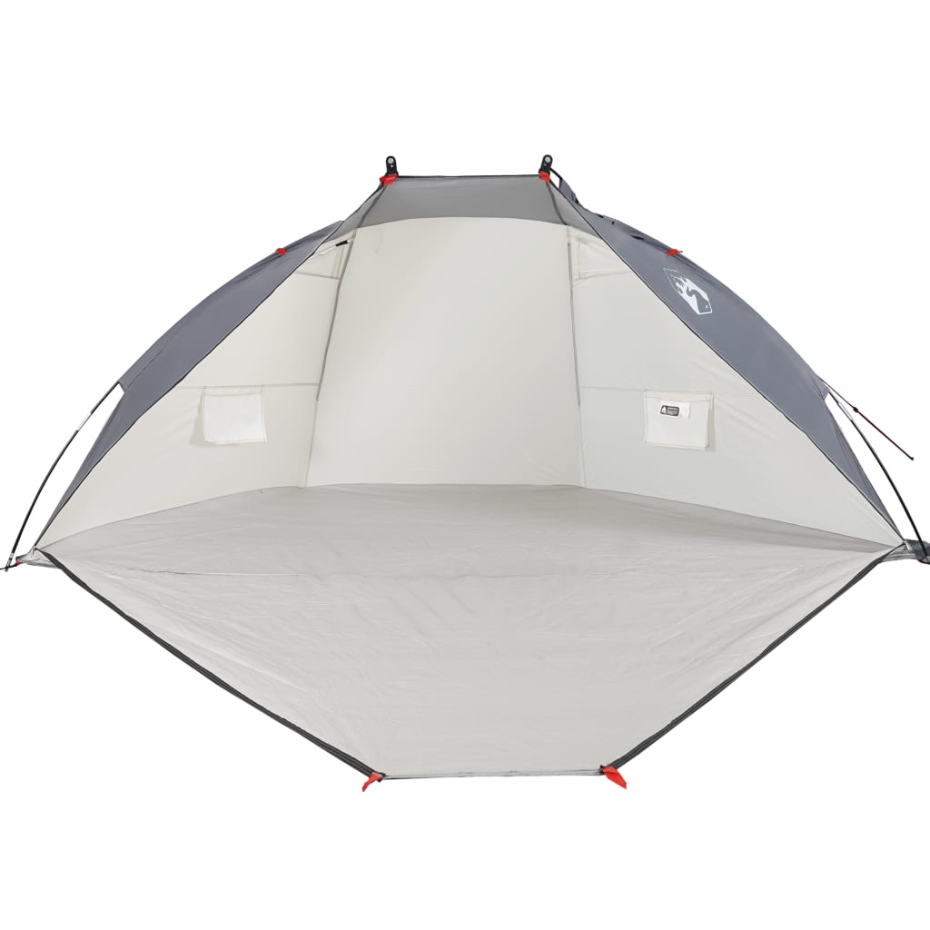 vidaXL Beach Tent Grey 268x223x125 cm 185T Polyester