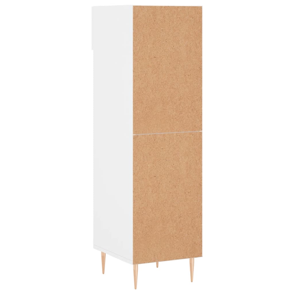 vidaXL Shoe Cabinet White 30x35x105 cm Engineered Wood