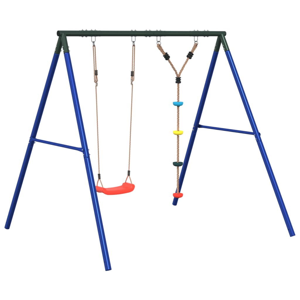 vidaXL Outdoor Swing Set with Swing and Disc Swing