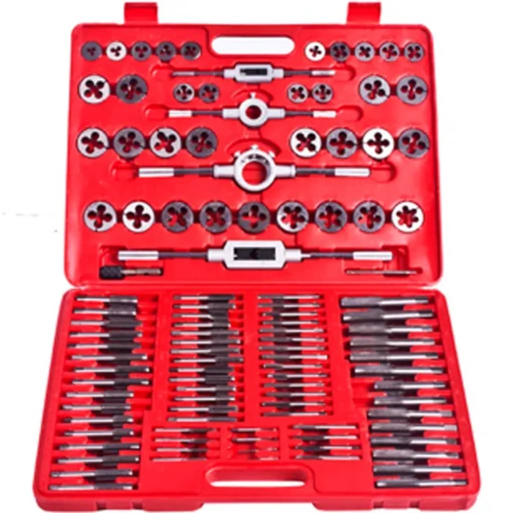 vidaXL Tap & Die Tool Set 111 piece