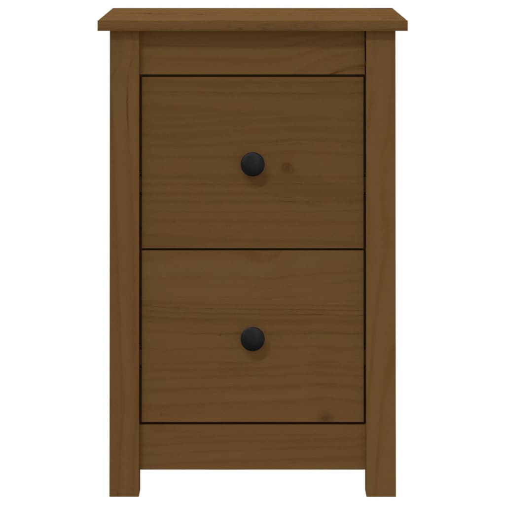 vidaXL Bedside Cabinets 2 pcs Honey Brown 40x35x61.5 cm Solid Wood Pine