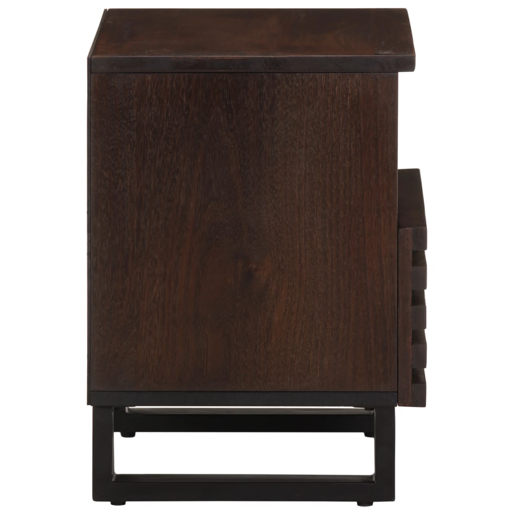 vidaXL Bedside Cabinets 2 pcs 40x33x46 cm Solid Wood Mango