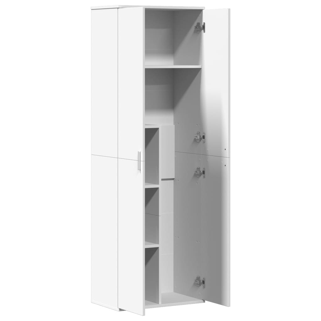 vidaXL Highboard White 60x35x180 cm Engineered Wood