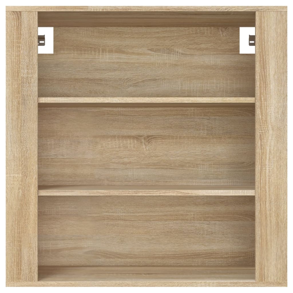 vidaXL Wall Cabinet Sonoma Oak 80x33x80 cm Engineered Wood