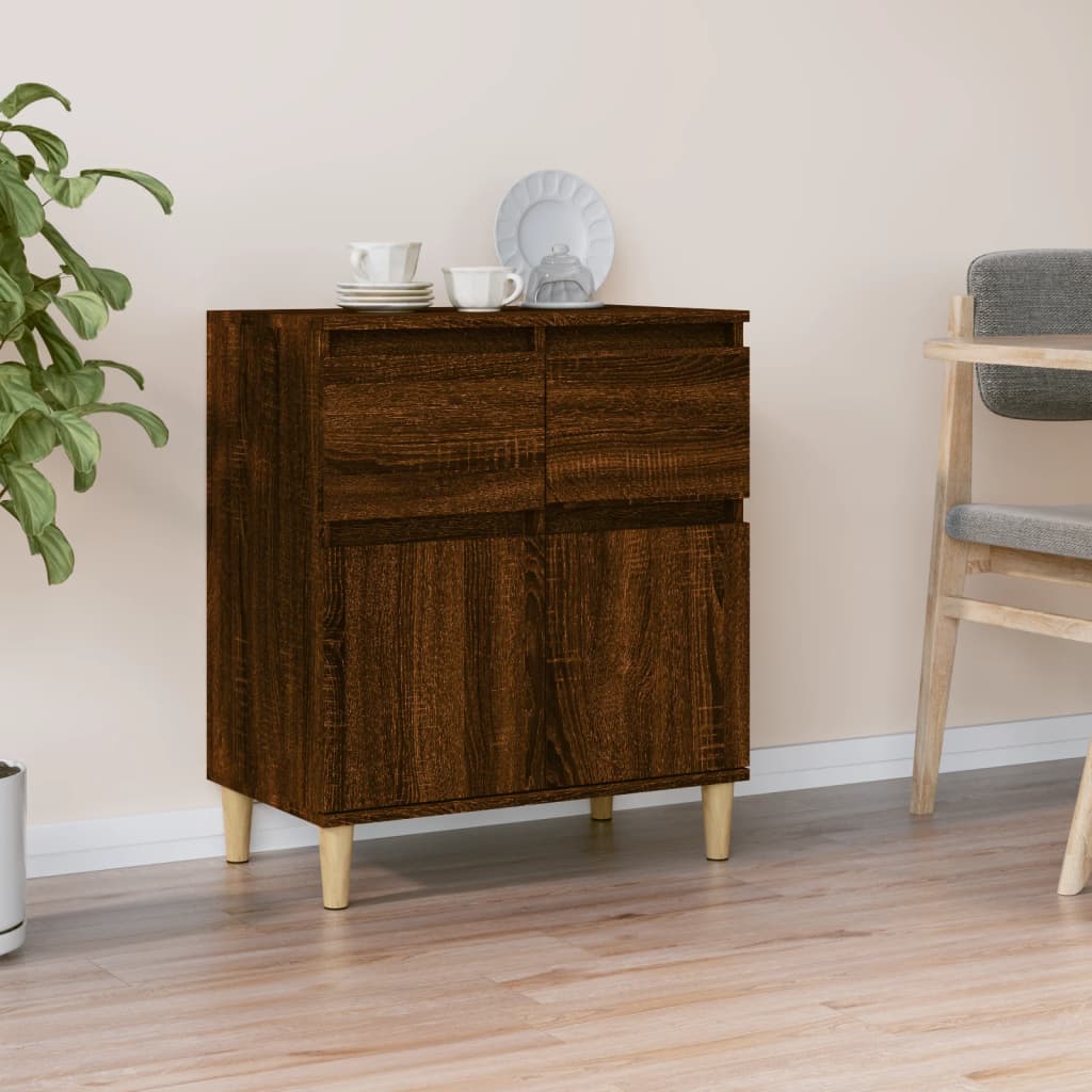 vidaXL Sideboard Brown Oak 60x35x70 cm Engineered Wood