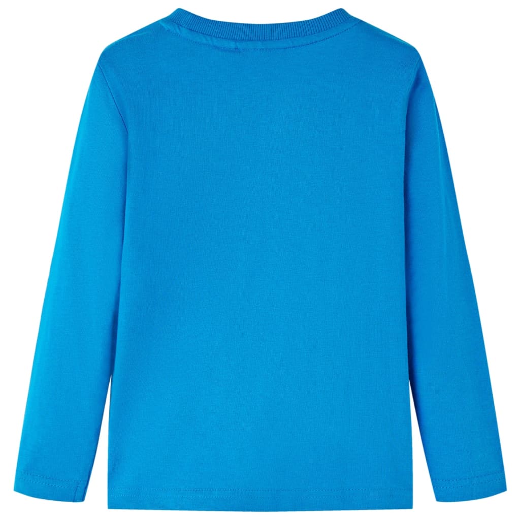 Kids' T-shirt with Long Sleeves Cobalt Blue 104