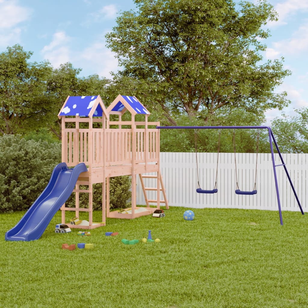 vidaXL Outdoor Playset Solid Wood Douglas