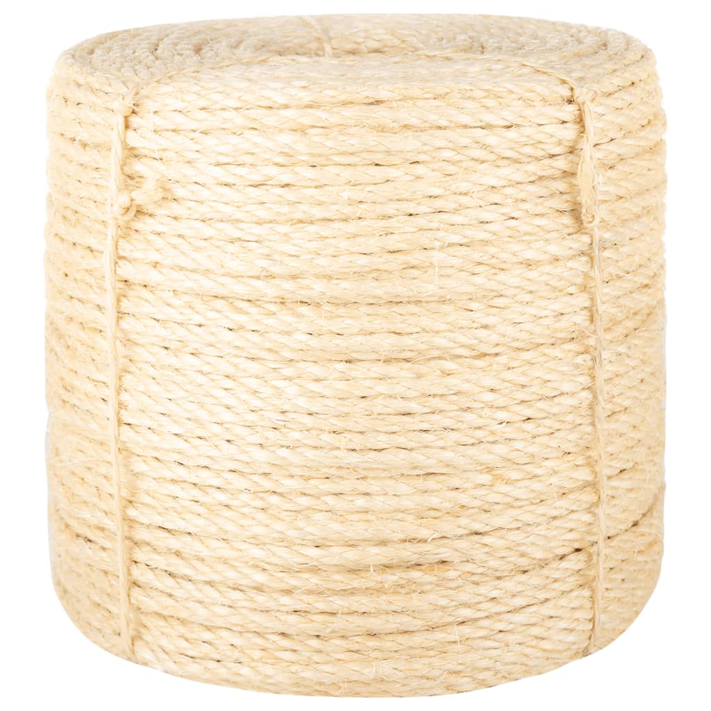 vidaXL Rope 100% Sisal 6 mm 50 m