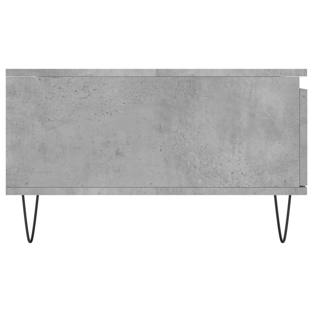 vidaXL Coffee Table Concrete Grey 90x60x35 cm Engineered Wood