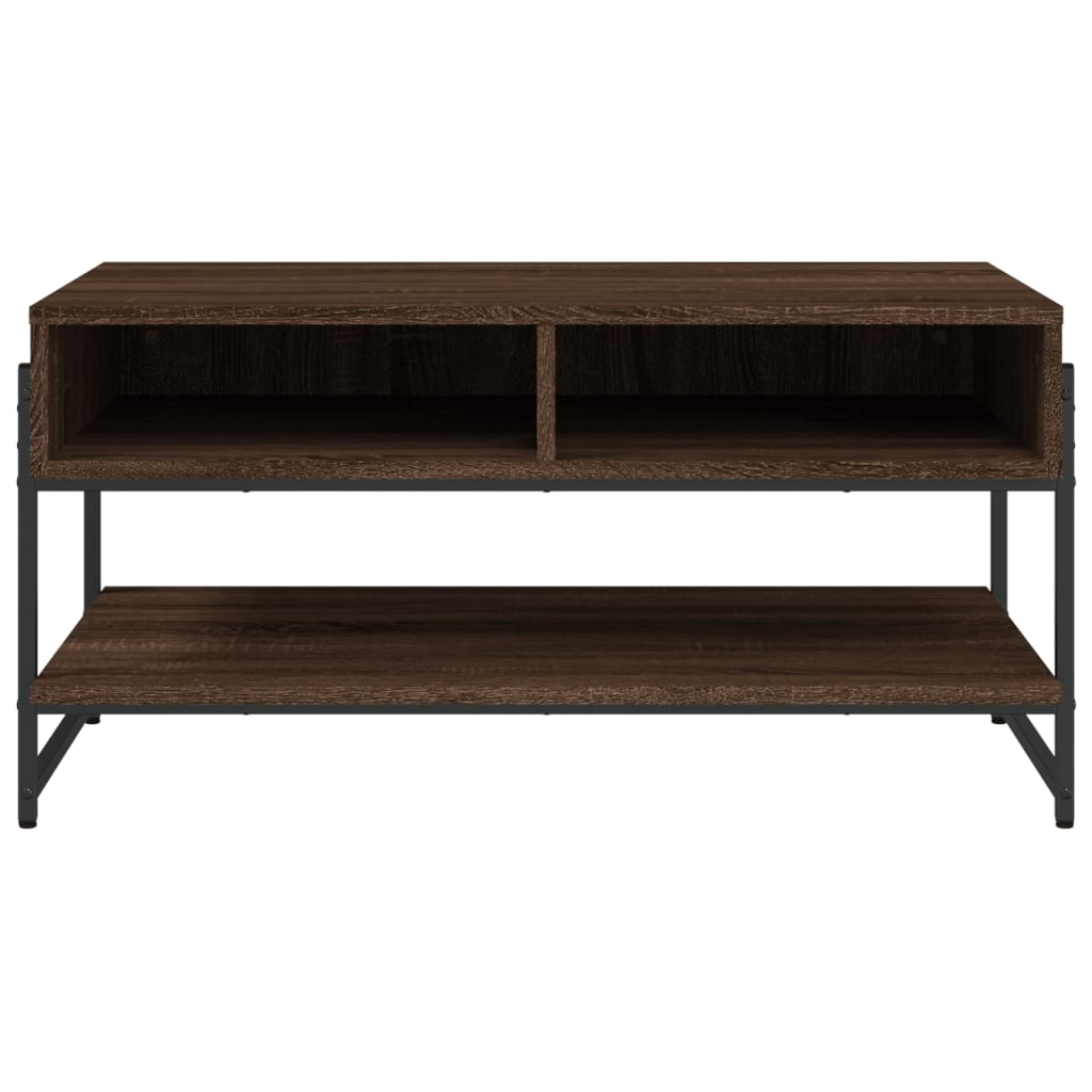 vidaXL Coffee Table Brown Oak 90x50x45 cm Engineered Wood