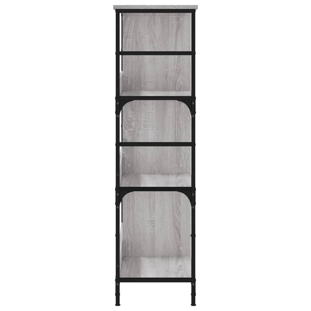 vidaXL Bookshelf Grey Sonoma 78.5x33x117.5 cm Engineered Wood