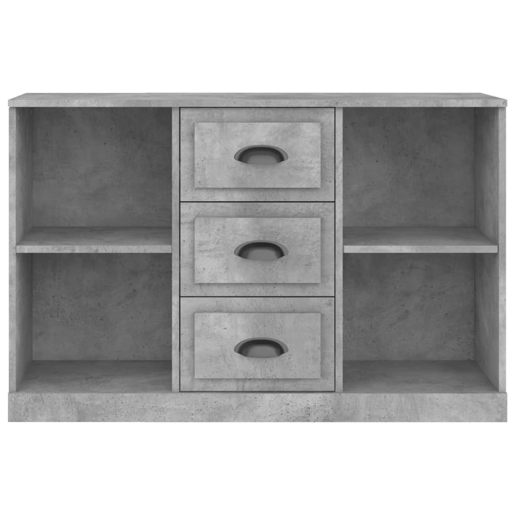 vidaXL Sideboard Concrete Grey 104.5x35.5x67.5 cm Engineered Wood