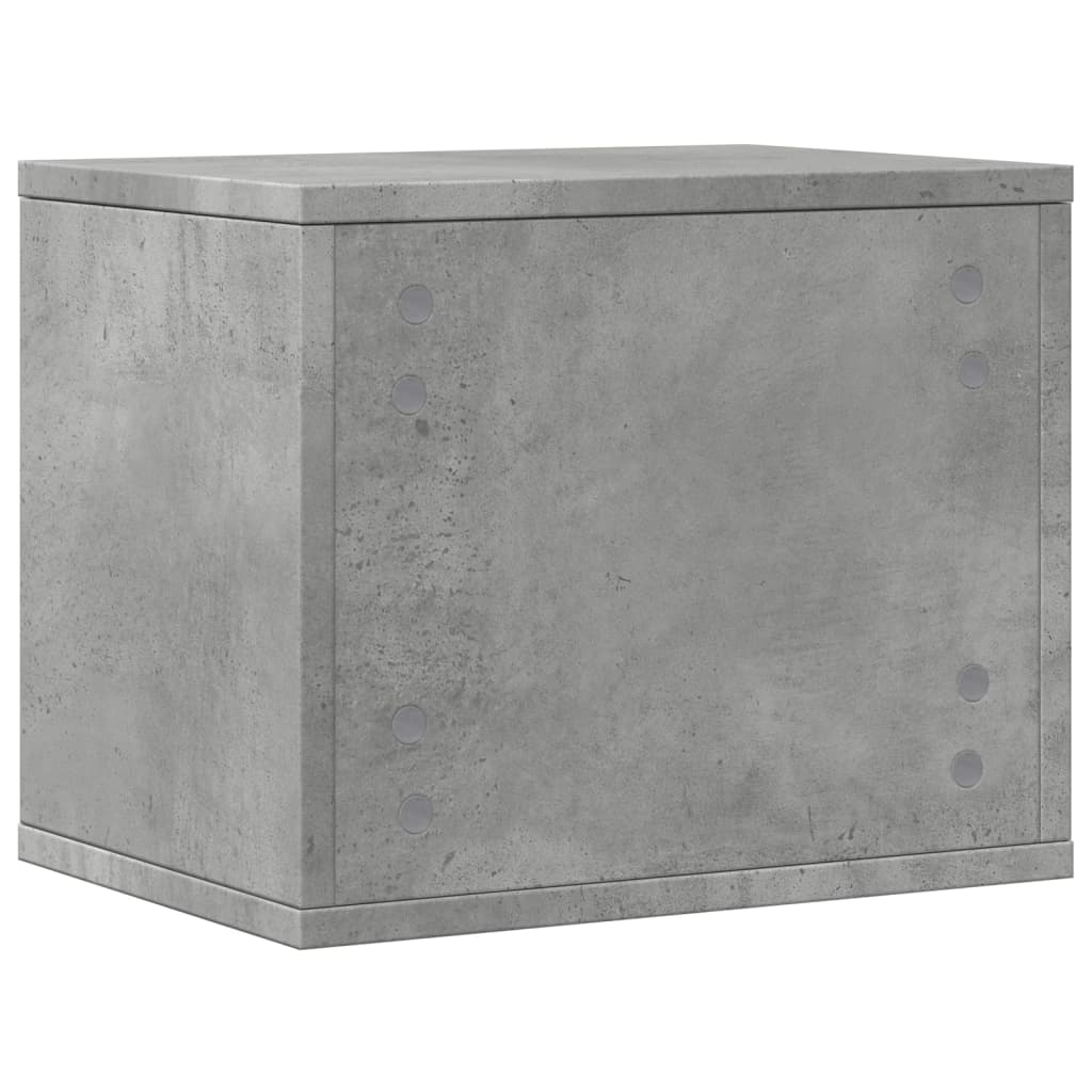 vidaXL Desk Organiser Concrete Grey 36x26x29.5 cm Engineered wood