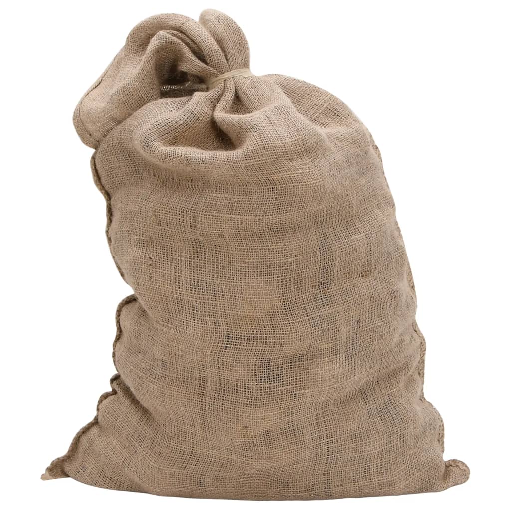 vidaXL Jute Sacks 5 pcs 60x105 cm 100% Jute 220 gsm