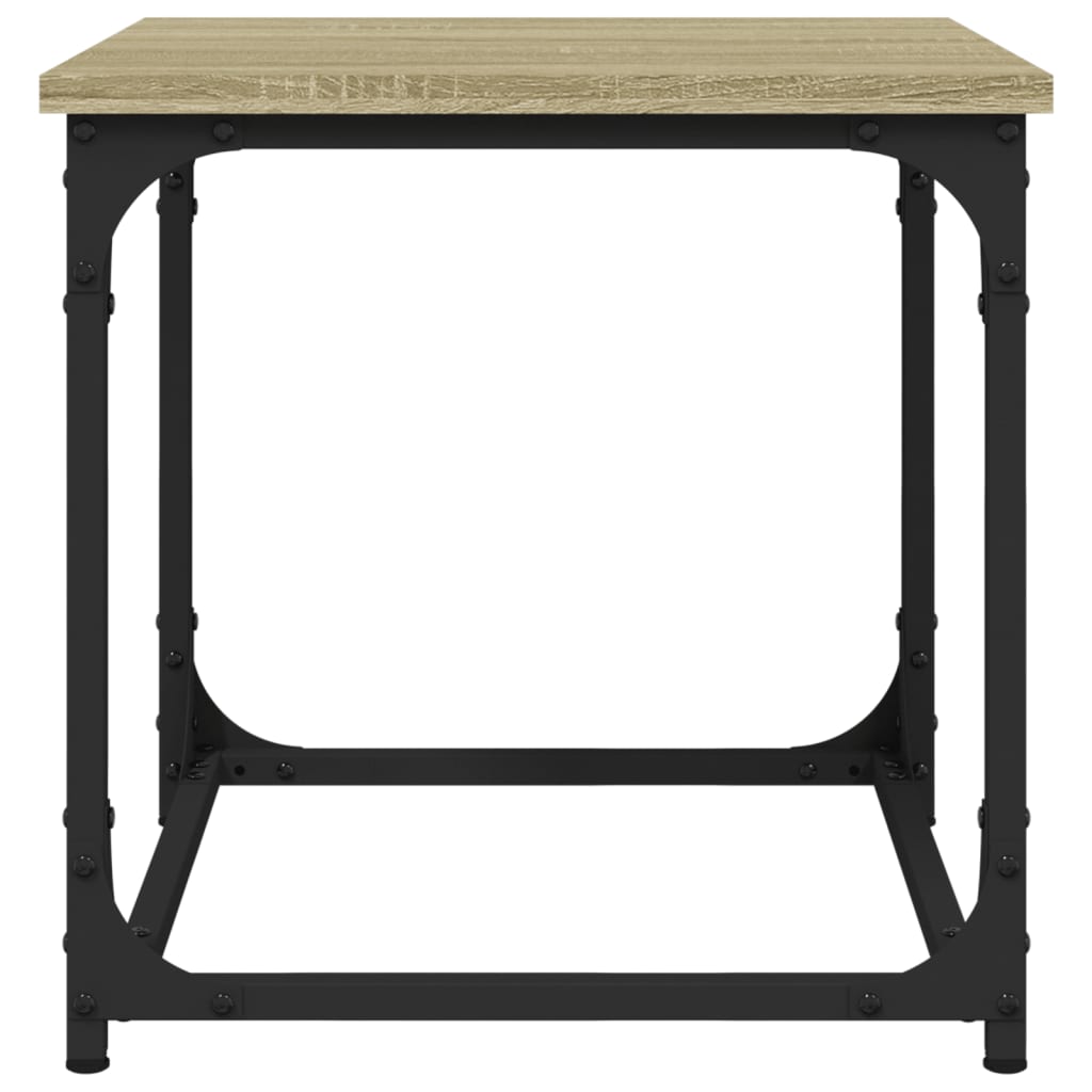 vidaXL Side Table Sonoma Oak 40x40x40 cm Engineered Wood