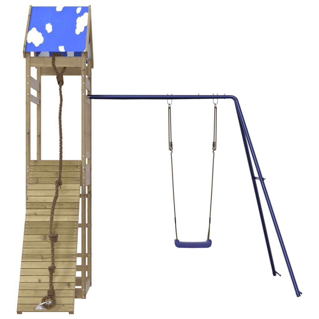 vidaXL Outdoor Playset Impregnated Wood Pine