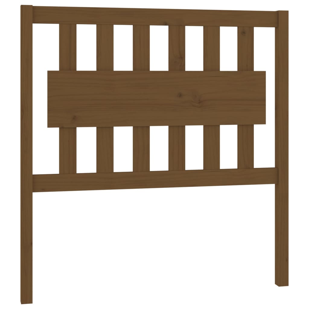 vidaXL Bed Headboard Honey Brown 95.5x4x100 cm Solid Wood Pine