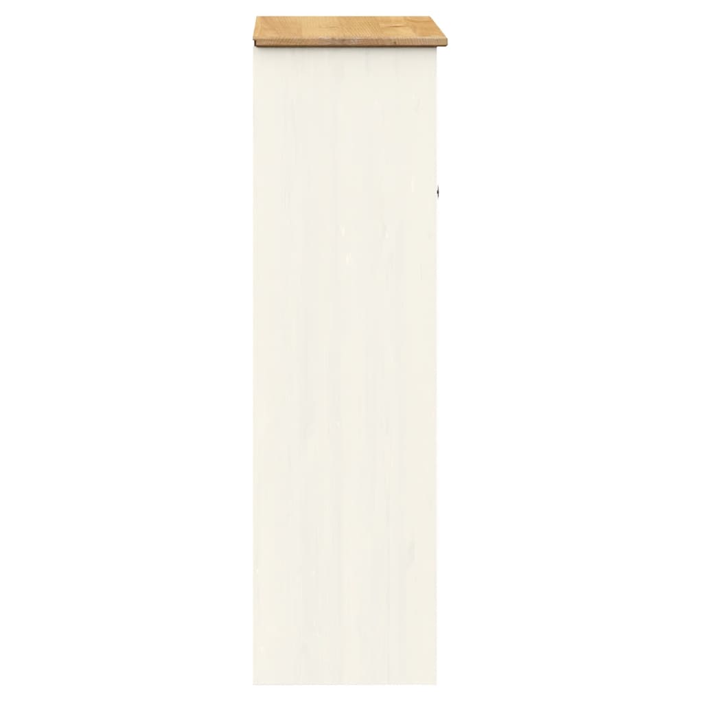 vidaXL Dresser Top VIGO White 78x30x100 cm Solid Wood Pine