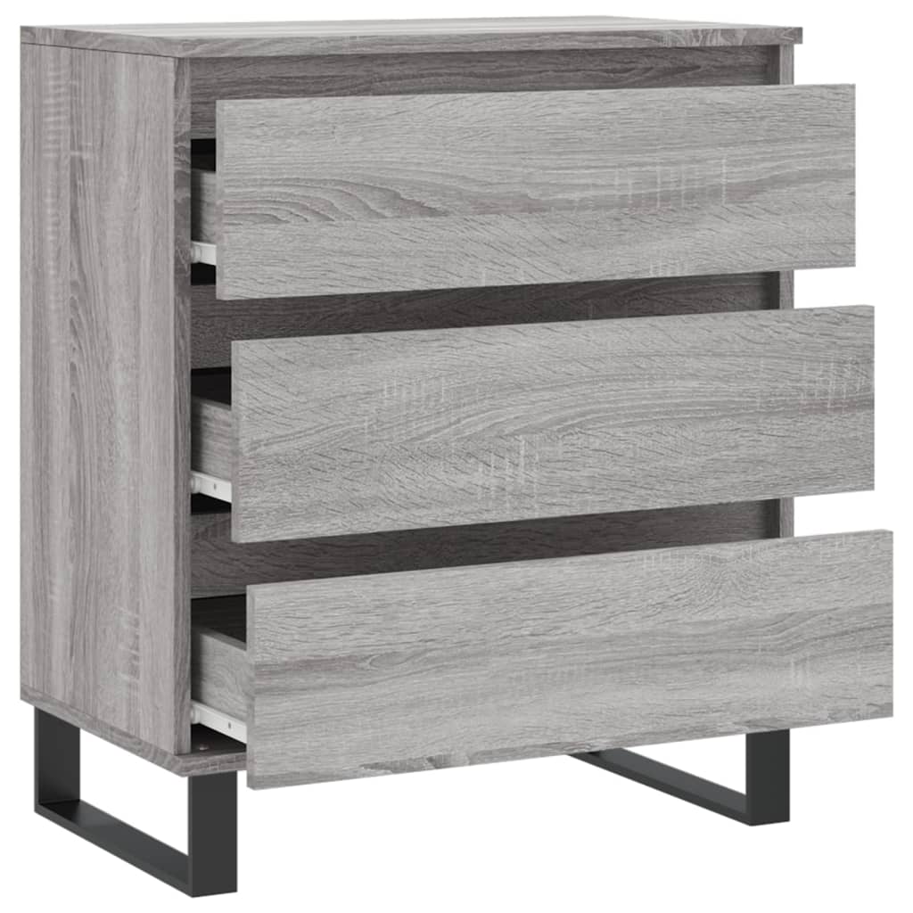 vidaXL Sideboard Grey Sonoma 60x35x70 cm Engineered Wood