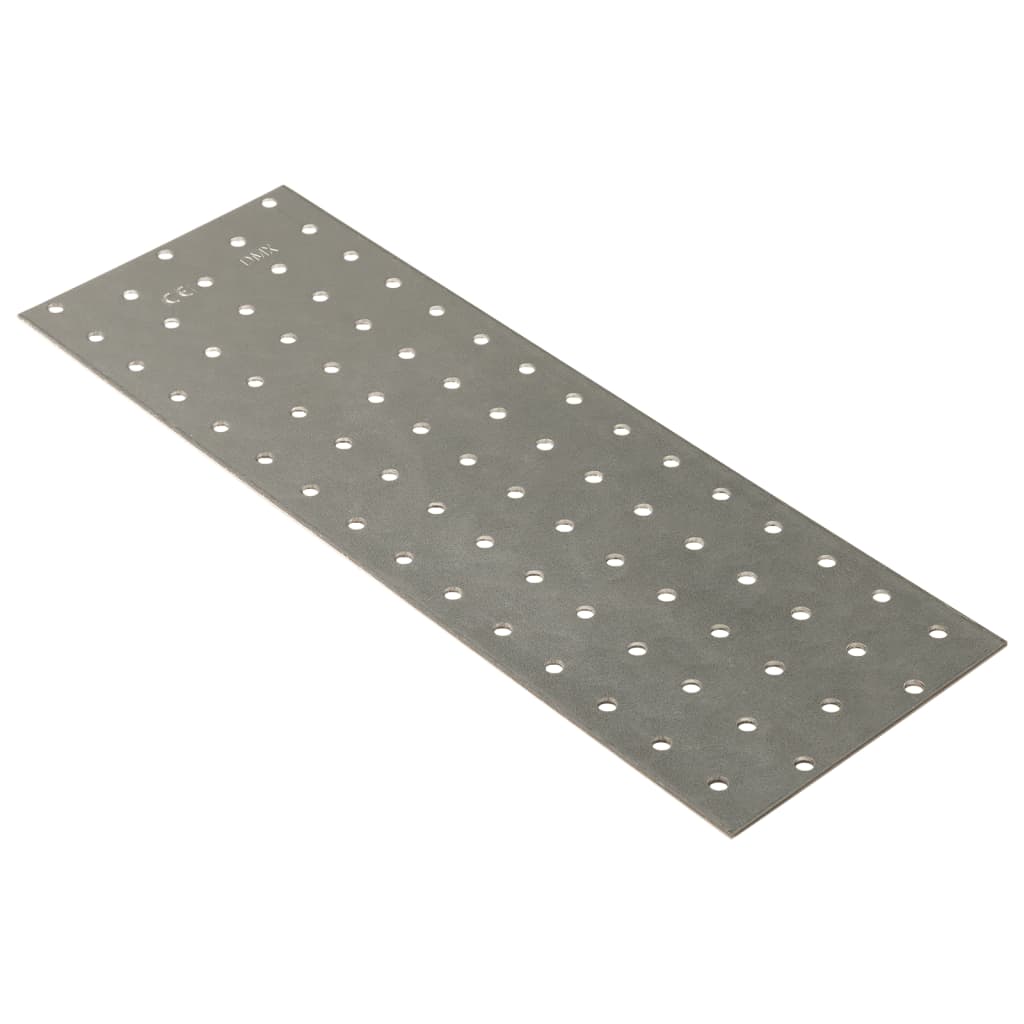 vidaXL Perforated Plates 20 pcs 2 mm 300x100 mm Galvanised Steel