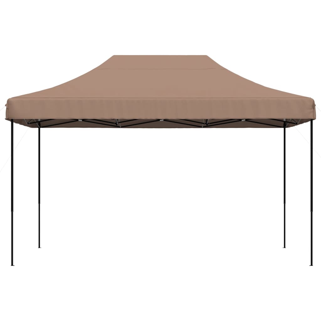 vidaXL Foldable Party Tent Pop-Up Brown 440x292x315 cm