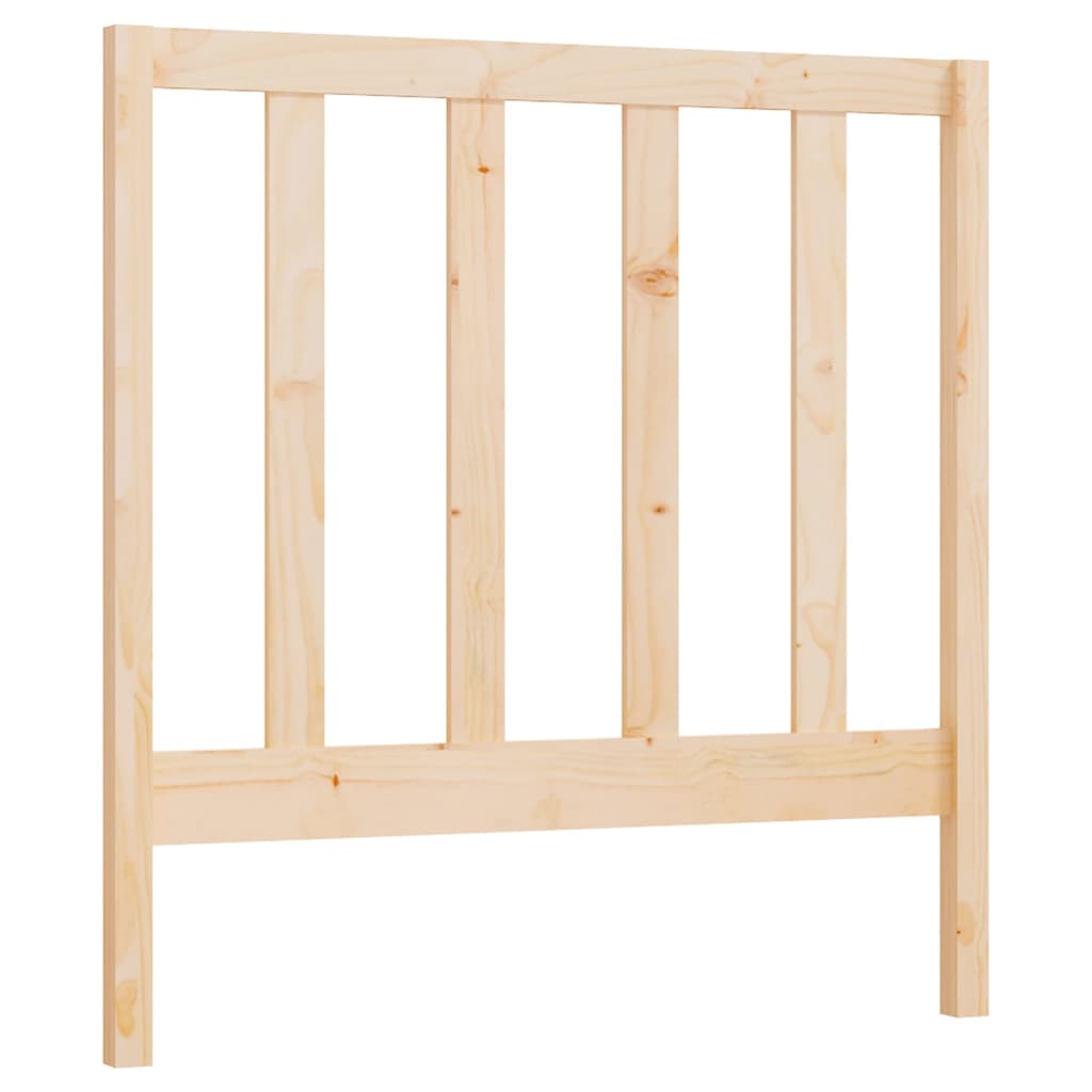 vidaXL Bed Headboard 95x4x100 cm Solid Wood Pine