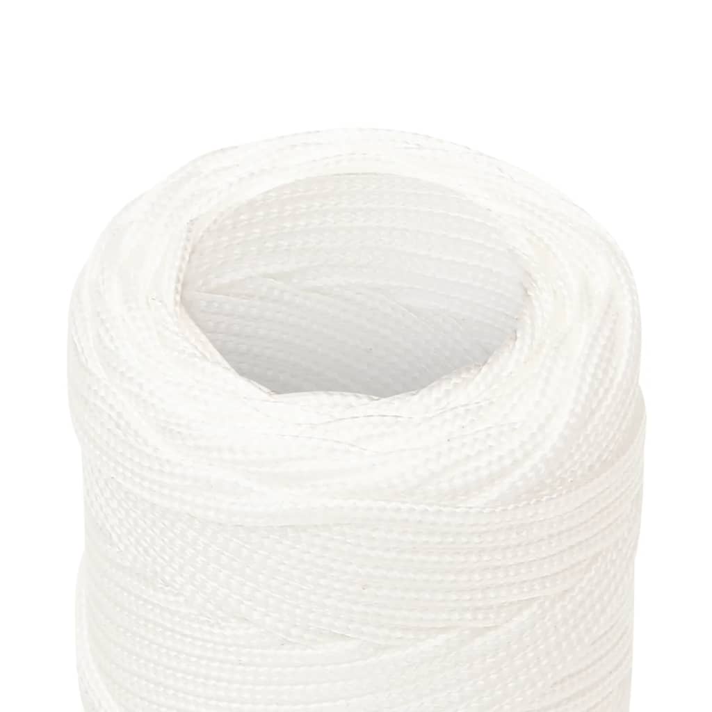 vidaXL Boat Rope Full White 2 mm 50 m Polypropylene