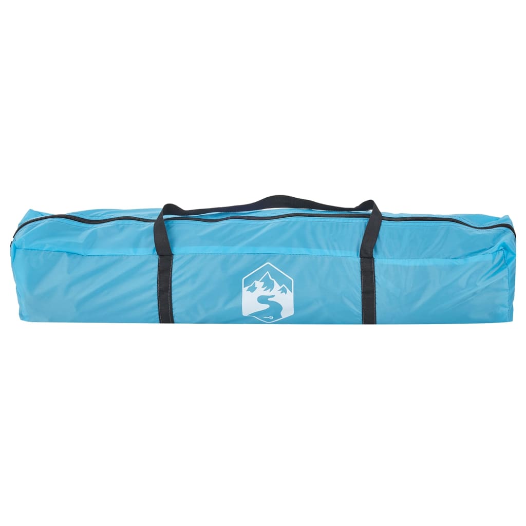 vidaXL Camping Tent Dome 3-Person Blue Quick Release